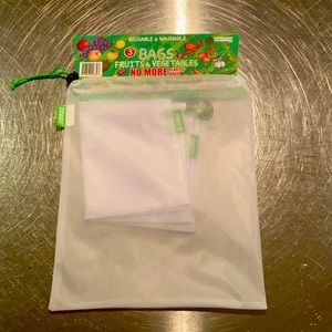 Reusable bags for fruit and vegetables